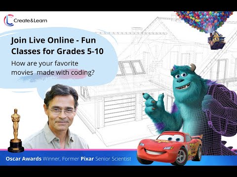 Discover the Computer Science Behind the Movies with a Pixar Expert - Create & Learn