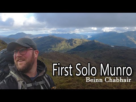 Sun and rain on my first solo munro