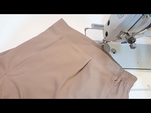 "Mastering the Elastic Waistband: Easiest Method to Sew Perfect Pants!"