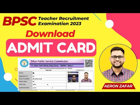 bpsc teacher admit card 2023 | How to download BPSC Admit Card 2023? |