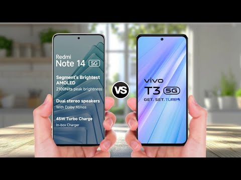 Redmi Note 14 5G Vs ViVO T3 5G