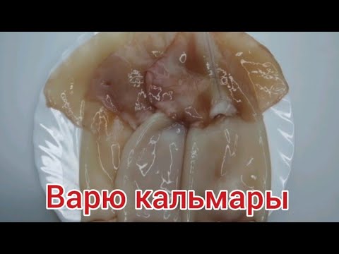 Варю кальмары. Как правильно варить кальмары.