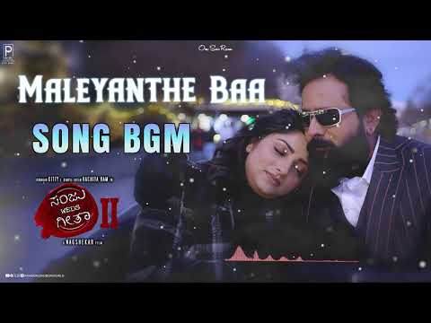 Maleyanthe Baa BGM | Sanju Weds Geetha 2  | Srinagara Kitty | Rachita Ram | Shridhar V | Nagshekar