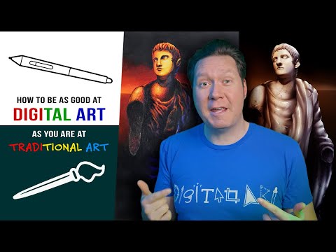 Can you be as good at DIGITAL ART as you are at TRADITIONAL ART?