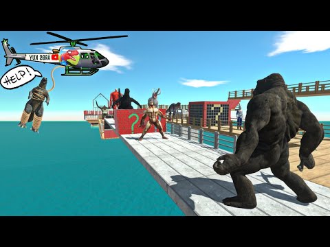 King Kong’s Mission: Saving Godzilla 2014 from Attack on Titan!