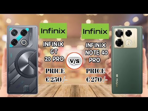 INFINIX GT 20 PRO VS INFINIX NOTE 40 PRO !! camperigan ⚡