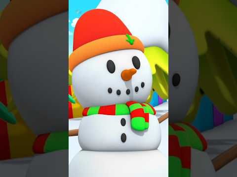 Christmas Snowman #shorts #nurseryrhymes #xmassong #merrychristmas #ytshorts #reelviral