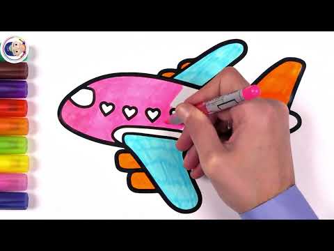 Airplane Coloring For Kids | Akn Kids House