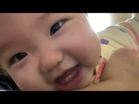 可愛到無法停下來的台日嬰兒。Iku老師與Puchi