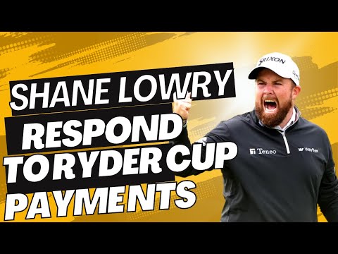 Shane Lowry Responds Firmly to Team USA’s Ryder Cup Payment Claims