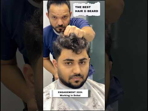 Hair cut and hair style Barber in Dubai MJ Rony #mensalon #barbersalon #malehaircut #remix #vlog ￼