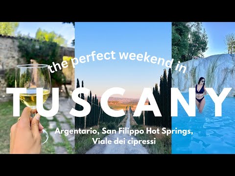 the perfect weekend in Tuscany– best things to do in the italian countryside ITALY TRAVEL VLOG 2023