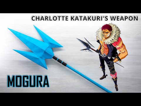 DIY Charlotte Katakuri's Legendary Weapon - Paper MOGURA Tutorial