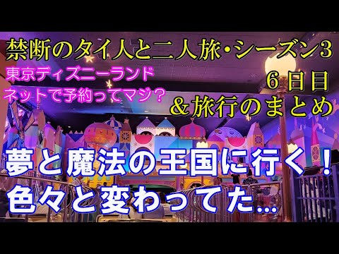 【TDL】東京ディズニーランド＆全行程のまとめ　ホテルはお値打ちに泊まれてコスパ的にも良い旅でした。　しかしアクシデントも．．．禁断のタイ人との２人旅シーズン３（最終回）