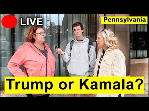 IRL Asking Swing State Voters who they are voting for | Pennsylvania