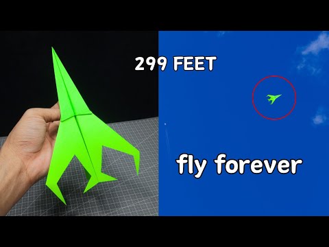 meilleur avion en papier 299 pieds - comment faire voler un avion en papier pour toujours