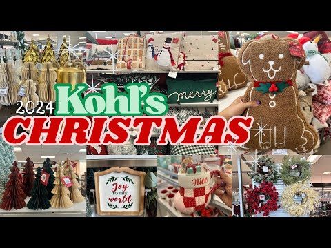 OMG🎄CHRISTMAS 2024 DECOR AT KOHL'S! LOTS OF CHRISTMAS DECOR! #christmas2024 #kohls #christmasdecor