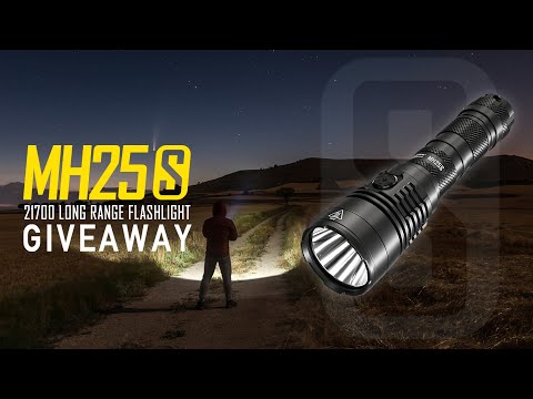 Win a FREE 551 Yard - 1800 Lumen Long Throw MH25S from Nitecore Store! March 2021 Giveaway~!