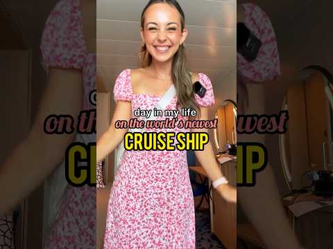 A Day in My Life on the World’s NEWEST Cruise Ship 😍 (Utopia of the Seas)