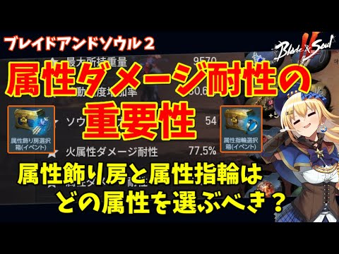 【ブレソ2】属性ダメージ耐性の重要性！耐性の影響度や優先すべき属性を解説します