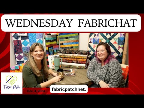 Good Morning!! FabriChat with Brianna and Cindi and a movie review....