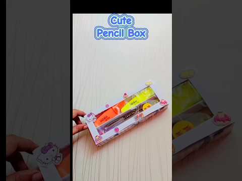 DIY Pencil Case with toothpaste box #art #bestoutofwaste #diy #shorts #youtubeshorts