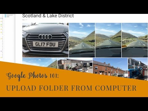 How to upload a folder of pictures to Google Photos on a Mac: Merging photos from DSLR and Phone