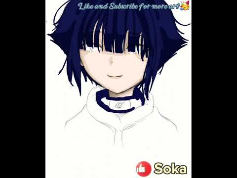 Naruto Hinata Hyuga Speedpaint (Ibis Paint X)