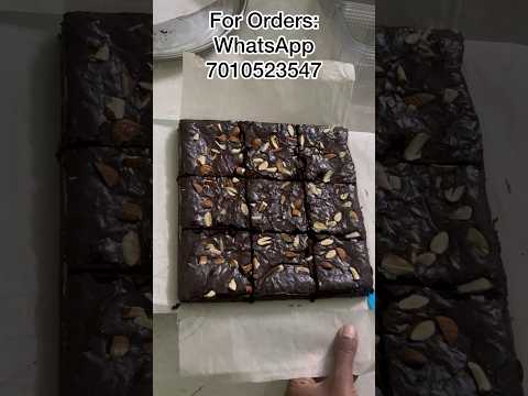 Baking Minivlog-2💥2 kg Brownie Orders in one day🫶🏻 #shorts #brownies #minivlogshorts #minivlogs