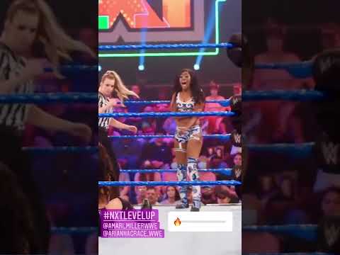 Amari Miller vs Arianna Grace tense fight in the WWE Women's NXT Match | WWE New Diva Stars #shorts