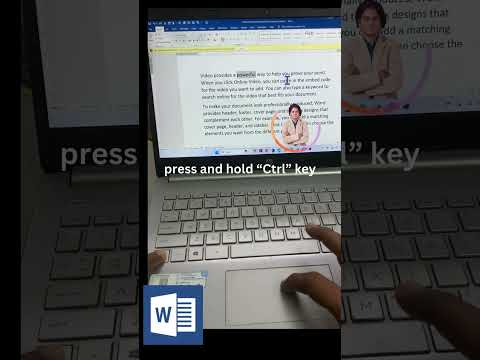 How to select different words at different locations simultaneously in Microsoft Word?