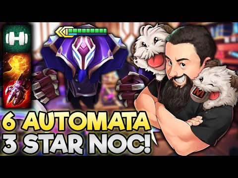 6 Automata - 15,000 HP Nocturne Carry?! | TFT Into the Arcane | Teamfight Tactics