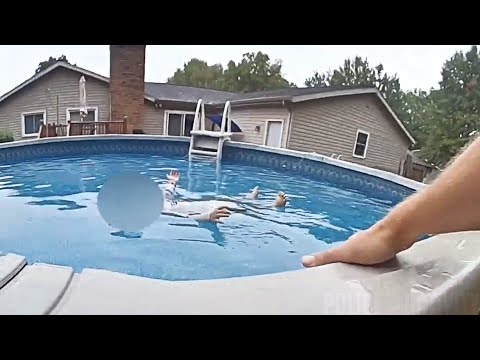 Fort Wayne Police Officer Saves Toddler From Drowning in Pool