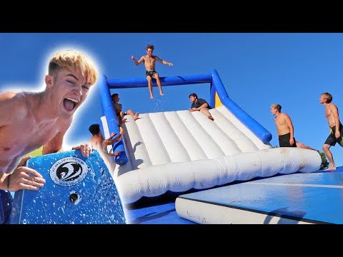 We Made The World’s BIGGEST Slip N’ Slide!