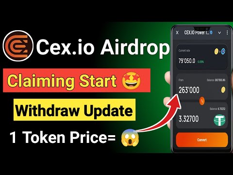 Cex.io power tap withdrawal update || Cex.io power tap new update || Cex.io power tap listing date