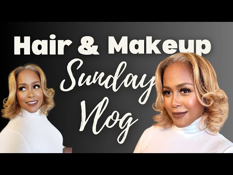 Sunday Vlog: Hair, Makeup, and Worship Day Routine