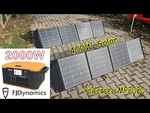 FJDynamics MP2000 PowerSec – 400W Solarmodule |Tragbares Kraftpaket