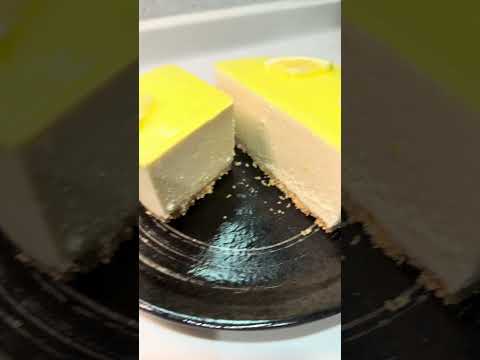 檸檬豆腐芝士蛋糕🍋 Lemon Tofu Cheesecake🎂#免焗 #豆腐 #cheesecake 🧀 豆腐清新，檸檬清香，綿綿密密的蛋糕體😋