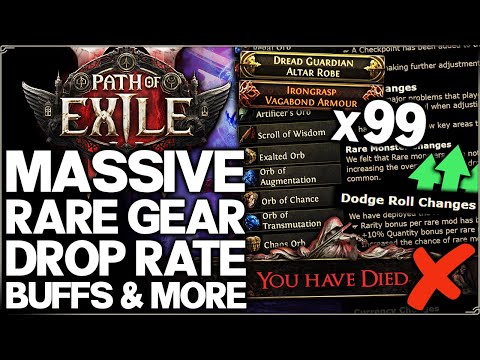 Path of Exile 2 - Game Just Got BETTER & EASIER - New Patch Gear Changes, Drop Rate Buffs & More!