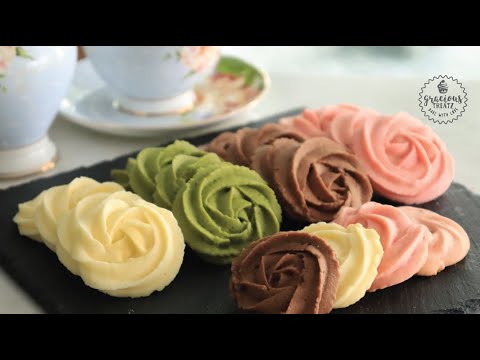 My Favourite Cookies that Melt in the Mouth | Assorted Flavors German Cookies Recipe Style