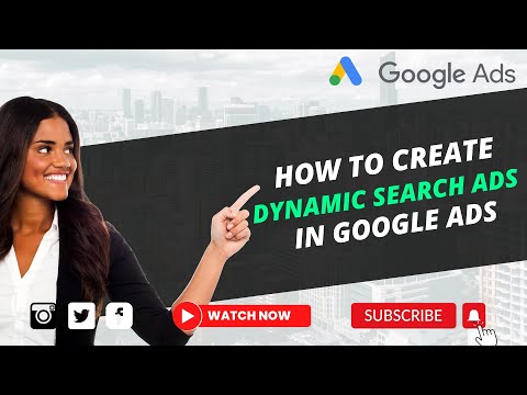 How to create Dynamic Search Ads(DSA) in Google Ads | Create a Dynamic Search Ad 📈💯