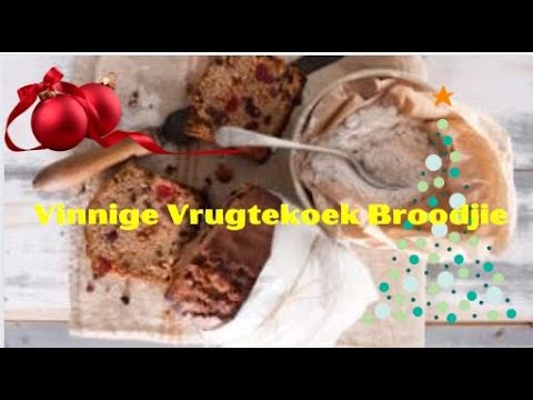 Vrugtekoe of vrugtekoek Broodjie #afrikaanseresepte