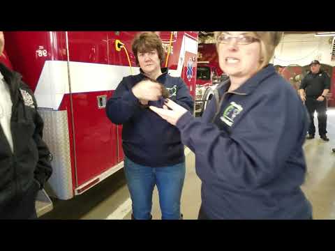 Leominster Fire fighters meet the kittens they saved, Jan. 31, 2020