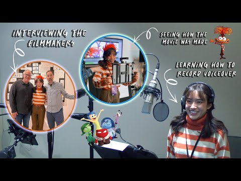 I visited and recorded voiceover at Pixar!