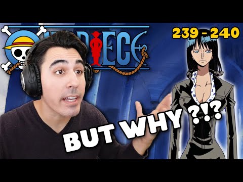 ROBIN SAYS GOODBYE | One Piece Reaction Episodes 239-240