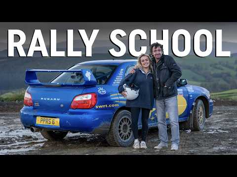 Richard Hammond teaches his daughter how to rally a Subaru!