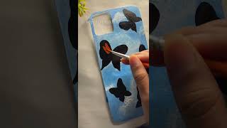 Phone case🤍 #artist #artchannel #paintingchannel #paintingtutorial #acrylic #paintings #phonecase