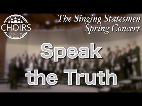 Speak the Truth - Jocelyn Hagen | The Singing Statesmen