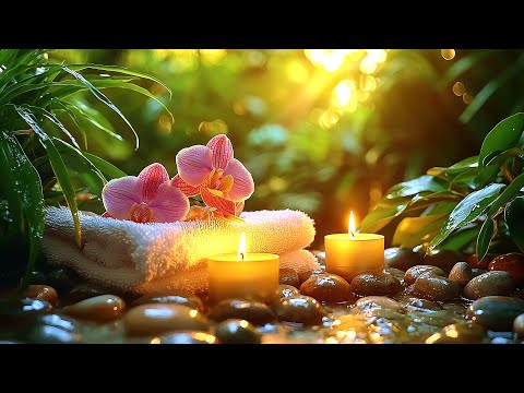 Relaxing Spa Music • Gentle Sounds of Water 🌳 Relieves Stress and Anxiety