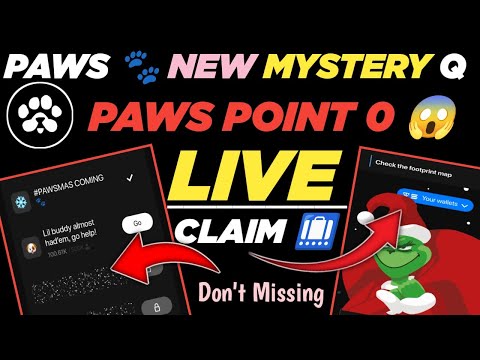 Paws New Task Mystery Quest 😱 | Paws Airdrop Vote Task Complete Kaise Kare| Airdrop Mystery Quest